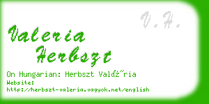 valeria herbszt business card